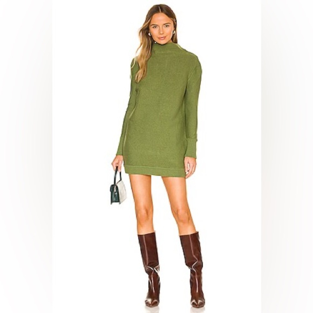 Revolve- Stitches & Stripes  Green Lisbon Tunic Sweater Dress- Sz: S